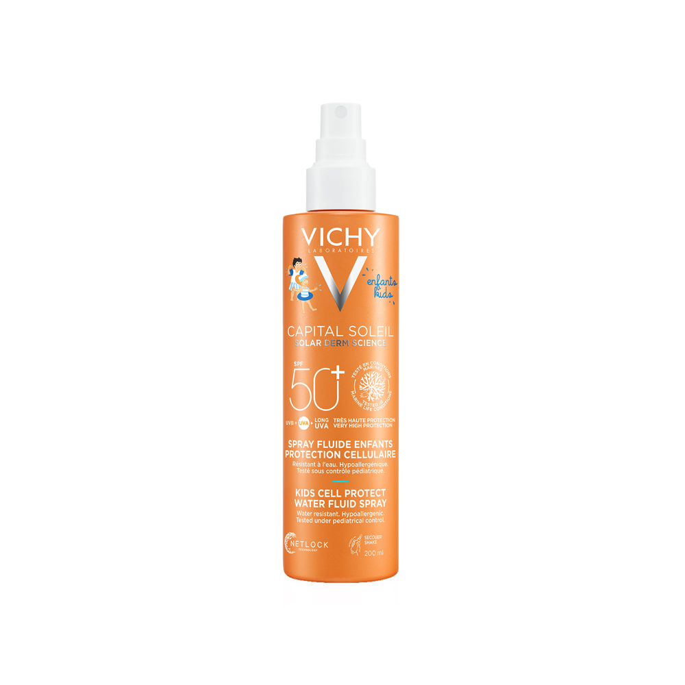 VICHY - CAPITAL SOLEIL Cell Protect Water Fluid Spray Kids (παιδιά) SPF50+ - 200ml